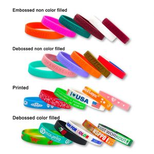 Pulseras de Silicona Ecológicas con Logotipo Personalizado, Crea Tu Propio Logotipo, para Eventos - Product Image 6