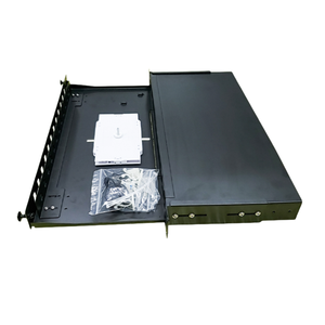 Panel de conexión de fibra óptica deslizante LWL Caja de empalme Opticke Vany 19 pulgadas PREMIUM FO Vana Kompletni LWL Anschlussbox - Product Image 4