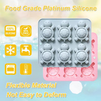 Moule en silicone 6 cavités en forme de tortue pour enfants, idéal pour la décoration de gâteaux, les chocolats, les bonbons, les glaçons et le savon