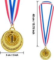 Médailles vierges de ruban personnalisé en gros pour le prix de la compétition Trophée en métal avec logo personnalisé souvenirs d'événement en vrac médailles en alliage de zinc