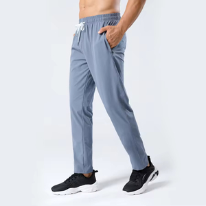 Men Running Pants Summer Quick Dry Training Fitness Zip Pocket Pant Male Gym Sweatpants Athletic <b>Breathable</b> <b>Trousers</b> - Product Image 4