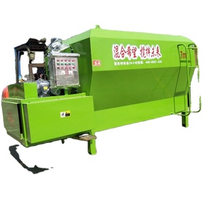 Mélangeur horizontal fixe TMR pour aliments, machine de mélange de rations totales horizontale avec pesage numérique pour ferme laitière - Product Image 5