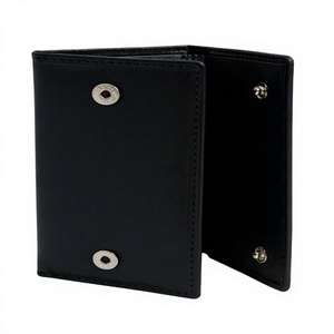 Étui à clés de voiture en cuir de qualité supérieure avec fermeture éclair, pochette à clés portable étanche et portefeuilles de voyage - Product Image 1