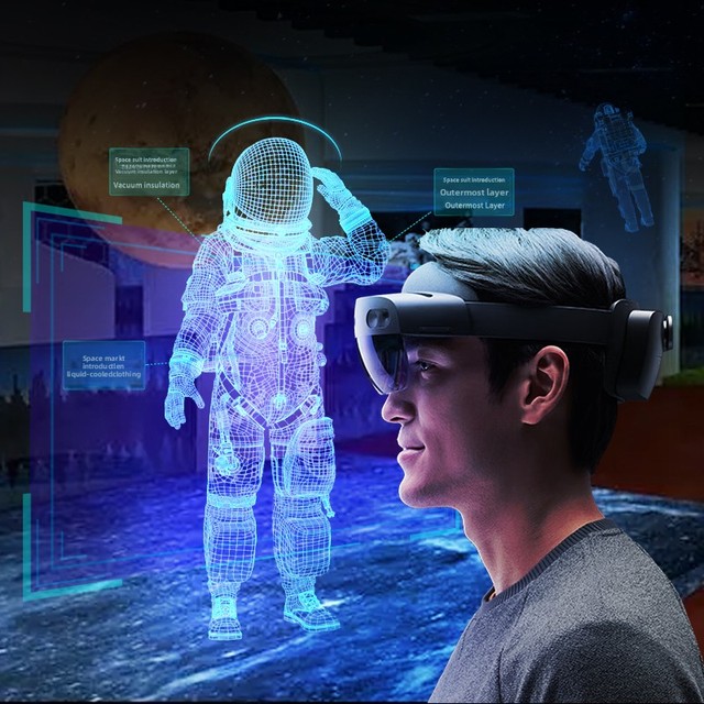 Wearable Computer 3D Mixed Reality Glasses Holographic MRAR Holographic Glasses Artificial Intelligence AR Technology Outdoor