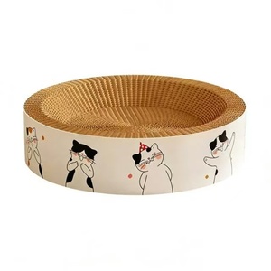 ที่ลับเล็บแมวแบบตั้งพื้นพร้อมแผ่นกระดาษลูกฟูกในตัว ทนทาน ไม่หลุดลอก สำหรับลับเล็บและเป็นที่นอน - Product Image 2