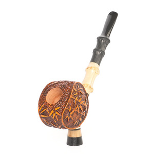 MUXIANG Tobacco Pipe Briarwood Straight Stem 3mm Filter Core Classic Design For Men Smoking - Product Image 5