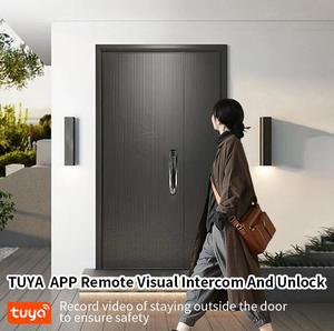 Sinovo công nghệ cao thông minh khóa cửa 7 mở khóa cách 3D nhận dạng khuôn mặt tuya ứng dụng điều khiển từ xa Video Camera <span class=keywords><strong>Viewer</strong></span> cho gỗ Wifi - Product Image 2