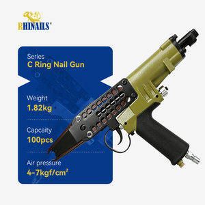 Pistola de anillos en C de doble propósito SC77XE de alta calidad OEM ODM para fijación de resortes en <span class=keywords><strong>malla</strong></span> de alambre de jaulas de muebles, <span class=keywords><strong>grapadora</strong></span> de anillos de cerdo - Product Image 4