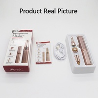 Depiladora Eléctrica Recargable 4 en 1 para Mujer, Cabezal de Corte de Aleación, Cuchillas de Acero Inoxidable, Carga USB, Depilación Sin Dolor