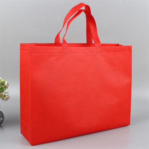Promotional Non-Woven Silk Screen Printed Portable Tote Bags-Custom Logo Reusable Shopping Bags for Trade Shows Corporate <b>Gifts</b> - Product Image 4