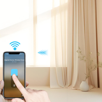 LifeLibero Tuya - Controlador de Cortinas Inteligentes WiFi, Motor Automático, Control por Voz a través de la Aplicación, Compatible con Alexa y HomeKit para el Hogar y la Oficina