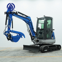 Accessoires gratuits! Vente d'usine en Chine 3 tonnes 3.5 tonnes Mini pelle