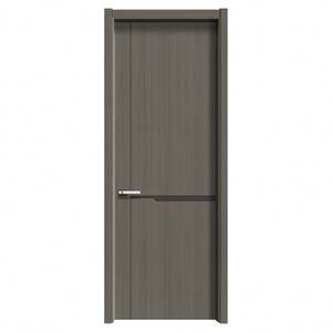 Fabricant de Foshan, porte intérieure en bois de haute qualité, design d'intérieur, porte en contreplaqué, porte plate, finition mélamine, pour projet - Product Image 4