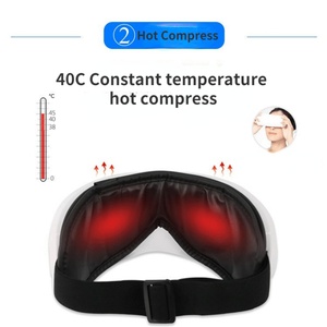 Wireless Touch Eye Fatigue Massager Vibration & <b>Heating</b> Music Anti Wrinkle Vibrating Eye Hot Compress Massage for Stress Relieve - Product Image 3