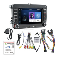 Nouveau 7 pouces voiture stéréo Android Auto grand écran tactile voiture musique stéréo 2g 64G Carplay GPS voiture lecteur DVD pour VW Golf Bora Caddy
