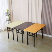 Table de conférence pliante en métal pour réunions, formations, usage au bureau ; Conception portable et épaissie, plusieurs tailles disponibles ; Usage commercial