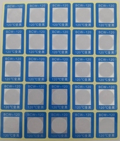 Étiquette Indicateur de Température Irréversible Personnalisée 120°C, Autocollant en Papier Adhésif Thermosensible à Changement de Couleur, Étanche et Résistant à l'Huile BCW