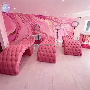 ترف الوردي توبر سبا الوجه الجمال التايلاندي سرير لاش منحنية لصالون التجميل - Product Image 1