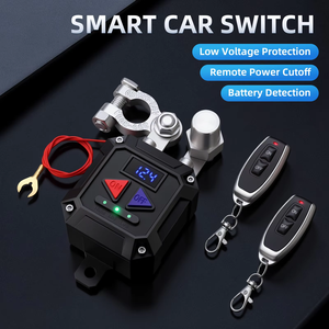 Interrupteur intelligent pour voiture 12V 24V, détection de batterie, coupure d'alimentation à distance, protection universelle contre les basses tensions - Product Image 1