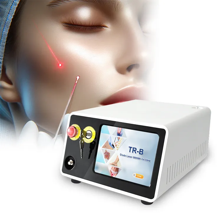 1470nm laser fiberlift lipolisi macchina submentale 980nm liposuzione collo jgufi Nasolabial Endo Lifting del viso