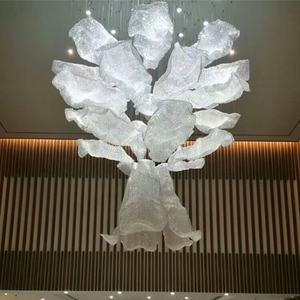 Hotel lampadario Personalizzato artistico del fiore nuovo design lampadario di cristallo disegno speciale lampadario luce - Product Image 1