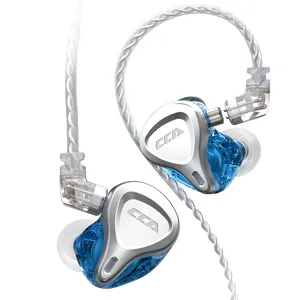<span class=keywords><strong>CCA</strong></span> CSN 1DD+1BA ไดรเวอร์ไฮบริด หูฟังแบบ IEM ตัดเสียงรบกวน HiFi สเตอริโอ แบบมีสาย พร้อมสายถอดได้ สำหรับเล่นกีฬา ออกกำลังกาย และเล่นเกม - Product Image 1