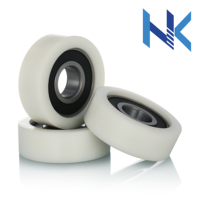 Roulement en Nylon de plastiques de haute précision POM 608 626 628 681 683ZZ roulement poulie roue rouleau 12MM 20MM