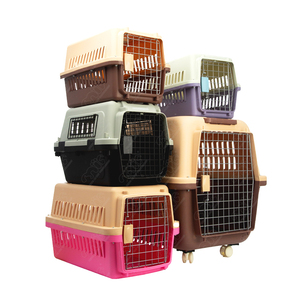 Jaula de <span class=keywords><strong>Transporte</strong></span> para Mascotas, Perros y Gatos, de Plástico Sostenible, para Viajes en Avión, Portátil - Product Image 1