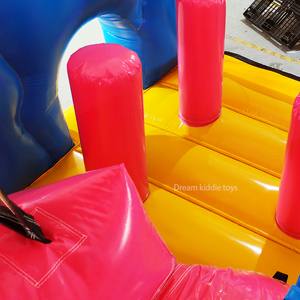 Castillo Inflable de PVC Comercial <span class=keywords><strong>para</strong></span> Niños, Diseño de Unicornio Arcoíris, con Tobogán, <span class=keywords><strong>para</strong></span> Alquiler en <span class=keywords><strong>Fiestas</strong></span> - Product Image 6