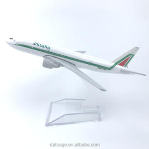 Nouveau modèle d'avion moulé sous pression de 16cm, jouet italien en alliage <span class=keywords><strong>777</strong></span>, modèle d'avion pour cadeau d'anniversaire - Product Image 2