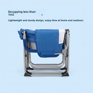 <span class=keywords><strong>Chaise</strong></span> pliante d'extérieur <span class=keywords><strong>en</strong></span> acier au carbone, <span class=keywords><strong>petite</strong></span> table multifonctionnelle, fauteuil de camping surdimensionné, <span class=keywords><strong>chaise</strong></span> de réalisateur - Product Image 3