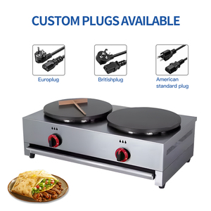 Macchina per Crepes a Gas in Acciaio Inox di Alta Qualità, Nuova 220V, Facile da Usare, con Piastra Rotante per Pancake e Crepes - Product Image 4