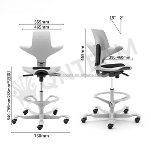 Ghế massage xoay hiện đại, kích thước lớn, có thể điều chỉnh, thiết kế công thái học, có thể kéo dài, khung PP, thép không gỉ, bán chạy - Product Image 5