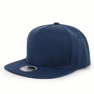 Gorra Plana de Cinco Paneles con Visera Plana, Estilo Hip-Hop, Color Sólido, con Logotipo Personalizado para Hombre - Product Image 5
