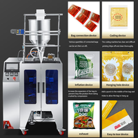 Machine de remplissage de sachets à fermeture quatre côtés haute vitesse pour pâtes, sauce chili, miel, sauce moutarde