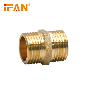 Raccordi Idraulici Personalizzati IFAN in <span class=keywords><strong>Ottone</strong></span> <span class=keywords><strong>3</strong></span>/8''-2'' - Raccordo a Nipplo in <span class=keywords><strong>Ottone</strong></span> 02 - Product Image 1