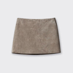 Mini-<span class=keywords><strong>jupe</strong></span> tendance personnalisée 2026, <span class=keywords><strong>jupe</strong></span> courte unie de haute qualité, robe sexy en daim souple pour <span class=keywords><strong>femme</strong></span> - Product Image 1