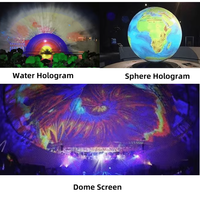 Projecteur laser triple Yinzam W30, 30000 ANSI Lumens Projection de cartographie de bâtiment extérieur Annonces 3D Projecteurs de scène d'exposition d'éclairage