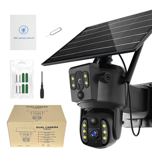 Caméra 4g intelligente de vision nocturne étanche IP65 système de caméra solaire domestique CCTV extérieur - Product Image 4