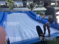 Machine à vagues pour parc aquatique, simulateur de surf fou, Flowrider avec cadre gonflable
