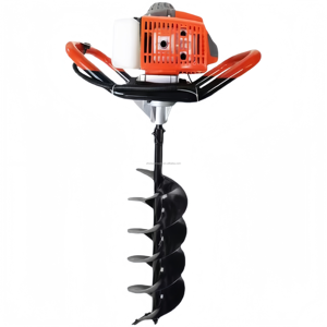 <b>Tree</b> Planting Agricultural Hole Digger Machine Soil Ground Drill Petrol Gas Powered Metal Blade Drill Agricultural Tools - Product Image 2