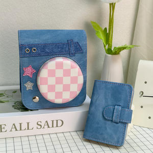 Étui de protection pour appareil photo instantané Fujifilm <span class=keywords><strong>Instax</strong></span> <span class=keywords><strong>Mini</strong></span> 41, sac en cuir PU - Product Image 5