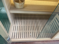 Sauna portable moderne en conteneur, kit spa professionnel complet, sauna mobile compact, sauna finlandais d'intérieur