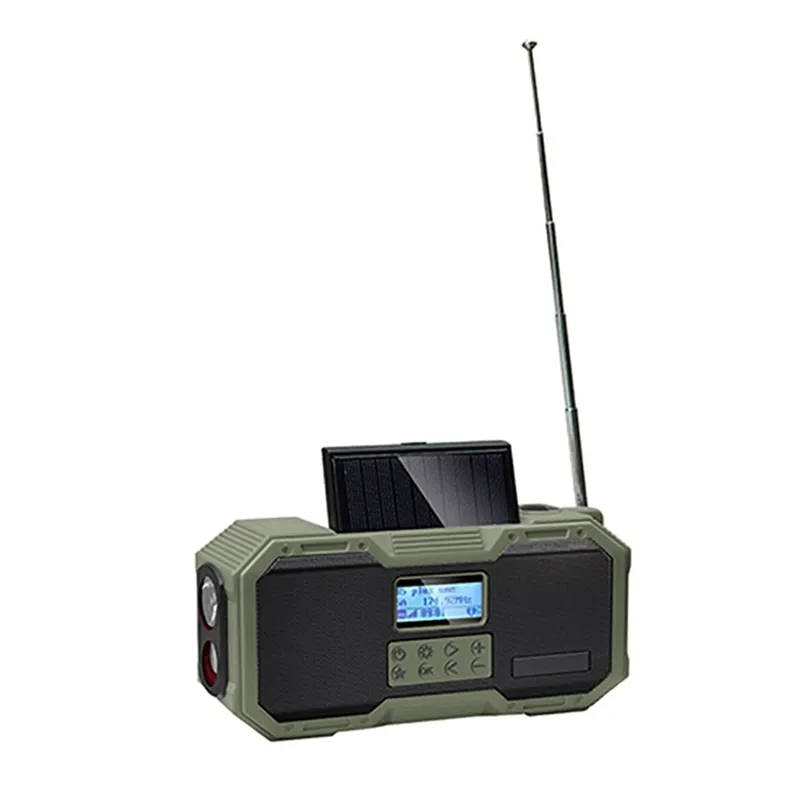 NOAA WB FM AM radio Pa System Outdoor Professional Radio moto altoparlante nero lampada StudioLed altoparlante corano