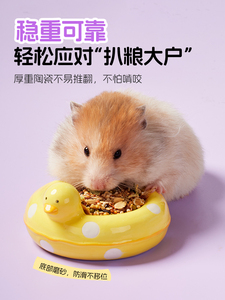 Bucatstate - Tazón de Cerámica con Forma de Pato para Mascotas Pequeñas: Hámsters, Ratas de Compañía, Canguros de Azúcar y Otros Animales Pequeños - Product Image 3