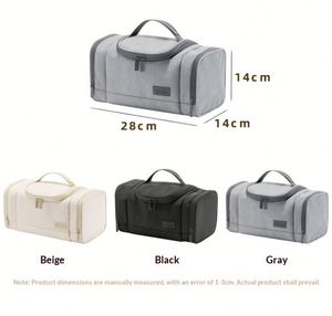 Large Capacity Waterproof Travel Toiletry Bag with Multi-Zone Storage for Makeup Brushes Skincare & Cosmetics Portable Organizer - Product Image 2