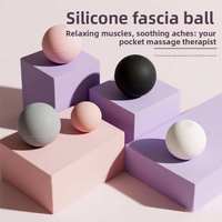 Pelota de Masaje de Silicona Resistente para Pilates, Antideformación, Fácil de Limpiar con Agua y Jabón, Color Personalizado, MOQ Bajo, Pelota Terapéutica