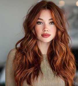 <span class=keywords><strong>2025</strong></span> Bán Chạy Nhất Thời Trang Ren Phía Trước Tóc Giả Màu Đỏ Nâu Gradient Tóc Giả Xoăn Với Mái Tóc Dài Dành Cho Phụ Nữ - Product Image 5