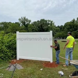 Paneles de Cerca de Vinilo Blancos Económicos de 6 Pies, Privacidad con Poste de Cerca de Vinilo, Panel de Cerca de Vinilo Blanco - Product Image 2