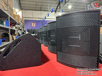 Baffles acoustiques professionnels pour enceintes de monitoring de studio, accessoires pour enceintes de monitoring de scène 12 pouces pour églises